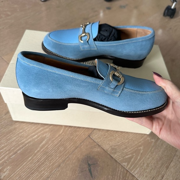 Sporty & Rich X MORJAS Loafers - Blue - Size 7.5 / 37.5 - Picture 8 of 9